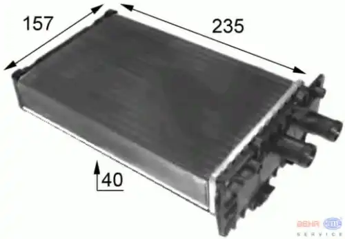 Радиатор печки BEHR 8FH 351 024-431