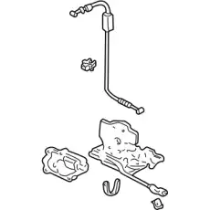 LOCK ASSY., TAILGATE 74800-S3V-A01 HONDA
