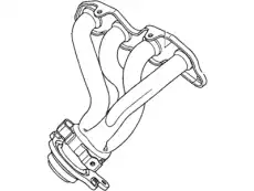 Коллектор выпускной HONDA 18100-PND-000