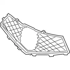 MESH, FR. GRILLE 71126-TZ5-A00 HONDA