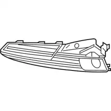 MESH, R. IN. (LOWER) 71102-TK4-A10 HONDA