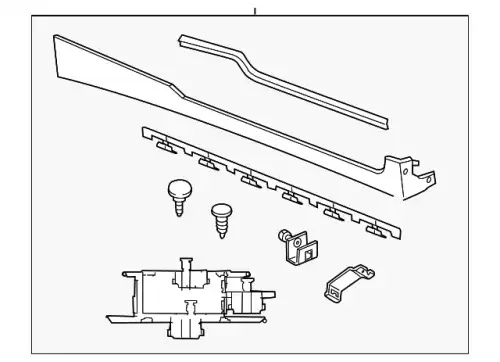 MOLDING, UB (3200MM) 08F03-SHJ-1100D HONDA