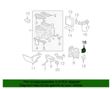 MOTOR ASSY,MODE 79140-SZA-305 HONDA