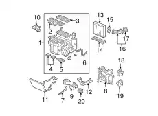 MOTOR ASSY,MODE 79140-SZA-305 HONDA