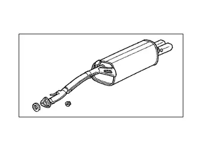 MUFFLER SET, EX. 18030-SP0-000 HONDA