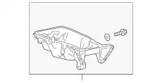 Поддон картера двигателя HONDA 11200-6B2-A00
