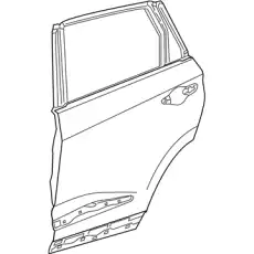 PNL, L. RR. DR (DOT) 67550-TJB-A91ZZ HONDA