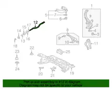 Рулевая тяга HONDA 51362-S87-A02