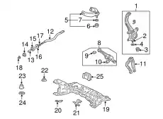 Рулевая тяга HONDA 51362-S87-A02