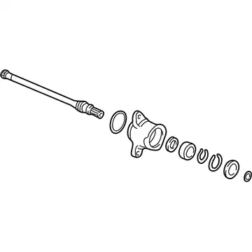 SHAFT ASSY., HALF 44500-SP0-000 HONDA