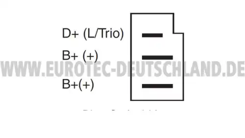 генератор MB 12030750 EUROTEC
