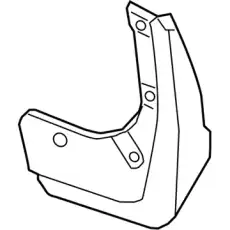 SPLASH GUARD, L. FR. 75810-TJB-C01 HONDA