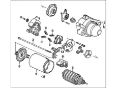 Стартер HONDA 06312-RAA-507RM