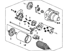 Стартер HONDA 06312-R40-505RM