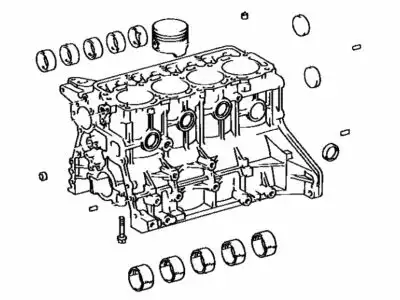 BLOCK S/ASSY,CYLINDE 11401-79205 TOYOTA / LEXUS