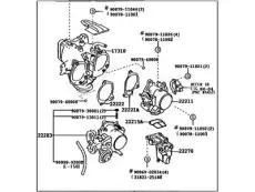 BODY ASSY, THROTTLE 22210-0A110 TOYOTA / LEXUS