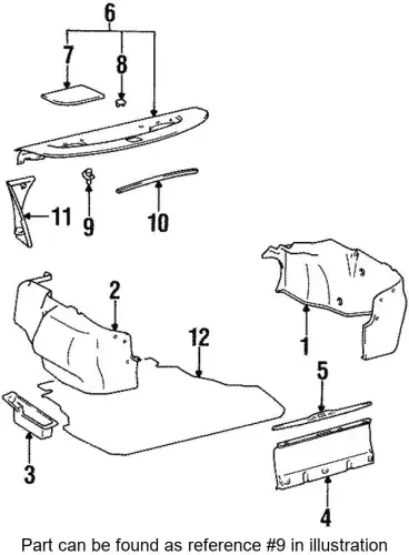 BRACKET, PACKAGE TRA 64321-32010 TOYOTA / LEXUS