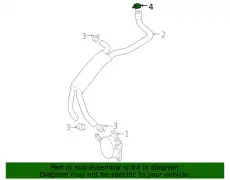 CLIP HOSE 90466-T0020 TOYOTA / LEXUS