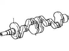 CRANKSHAFT 13411-28010 TOYOTA / LEXUS