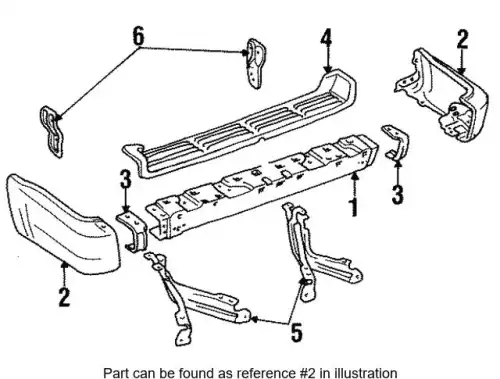EXTENSION SUB-ASSY 52106-89105 TOYOTA / LEXUS