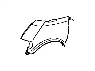 FENDER SUB-ASSY, LH 53802-28080 TOYOTA / LEXUS
