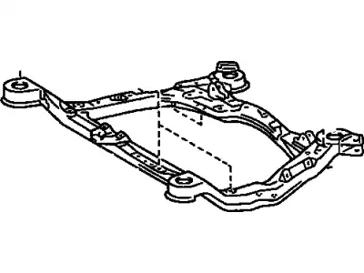 FRAME ASSY, FR 51100-06010 TOYOTA / LEXUS