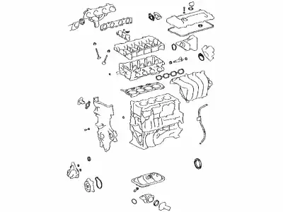 GASKET KIT, ENGINE O 04111-38141 TOYOTA / LEXUS