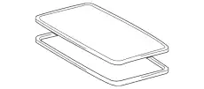 Стекло люка TOYOTA / LEXUS 63201-68010