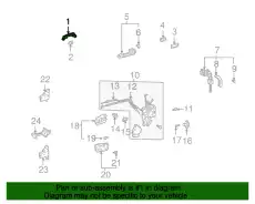 HANDLE, FR DOOR 69211-12220-L2 TOYOTA / LEXUS
