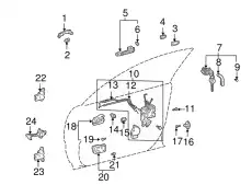 HANDLE, FR DOOR 69211-12220-L2 TOYOTA / LEXUS