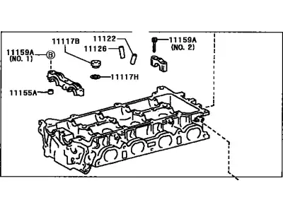 HEAD SUB-ASSY, CYLIN 11101-88384 TOYOTA / LEXUS