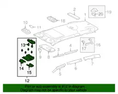 LAMP ASSY, MAP 8126042120B0 TOYOTA / LEXUS