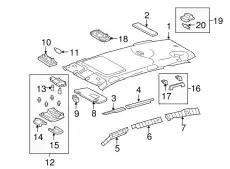 LAMP ASSY, MAP 8126042120B0 TOYOTA / LEXUS
