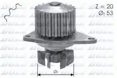 Насос системы охлаждения (помпа) DOLZ C-110