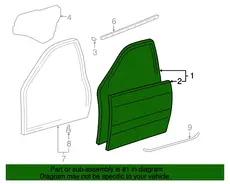 PANEL S/A, FR DOOR 67001-60472 TOYOTA / LEXUS