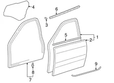 PANEL S/A, FR DOOR 67001-60472 TOYOTA / LEXUS
