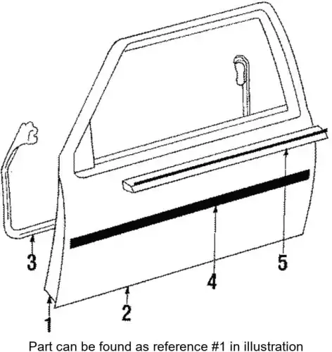 PANEL SUB-ASSY, FR D 67001-14240 TOYOTA / LEXUS