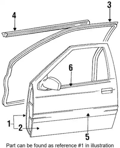 PANEL SUB-ASSY, FR D 67002-16332 TOYOTA / LEXUS