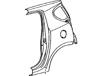 PANEL SUB-ASSY, QUAR 61602-1G342 TOYOTA / LEXUS