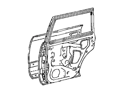 PANEL SUB-ASSY, RR D 67003-60231 TOYOTA / LEXUS