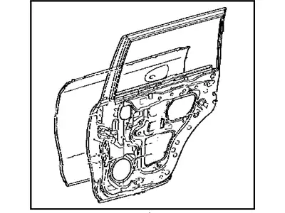 PANEL SUB-ASSY, RR D 67004-60450 TOYOTA / LEXUS