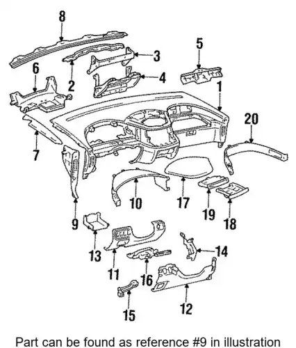 PANEL, INSTRUMENT SI 55318-28010-B0 TOYOTA / LEXUS
