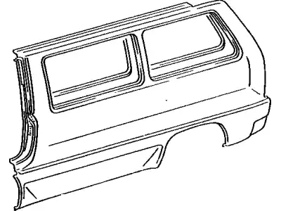 PANEL, QUARTER, LH 61612-28030 TOYOTA / LEXUS