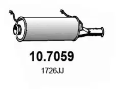 10.7059 Резонатор глуш. задний ASSO