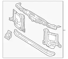 SUPPORT SUB-ASSY, RA 53201-60070 TOYOTA / LEXUS