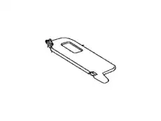 VISOR ASSY, RH 74310-35A70-B0 TOYOTA / LEXUS