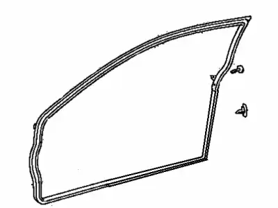 Уплотнитель двери TOYOTA / LEXUS 67862-0W010