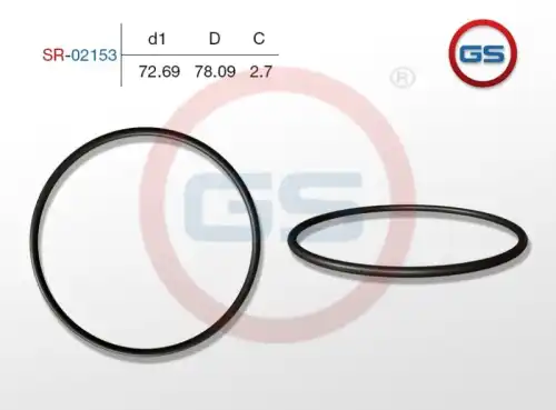 Резиновое кольцо 72.69 2.7 SR-02153 GS