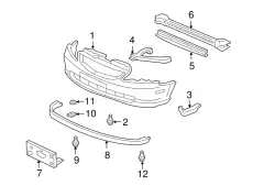 FACE,FR BPR(DOT) 04711S5TA90ZZ HONDA