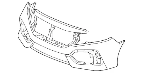 FACE,FR BUMPER 04711TGGA00ZZ HONDA